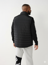 QUILTED VEST WITH HORSESHOE