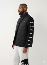 QUILTED VEST WITH HORSESHOE