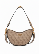 GUESS  - Sporty Mesh Runner Crossbody Bag with Rectangular Logo Plaque