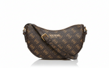 GUESS  - Quilted Flap Crossbody Bag with Chain Strap and Iconic Logo