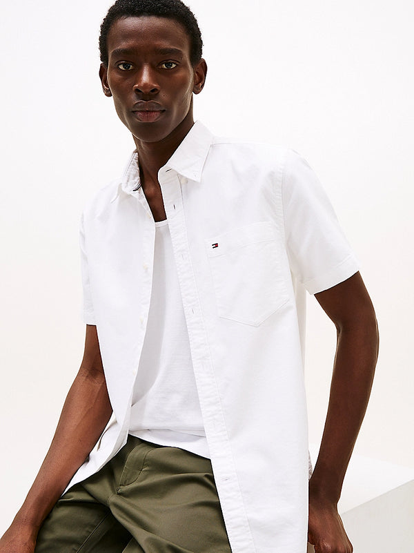 TOMMY Regular Fit Short Sleeve Oxford Shirt