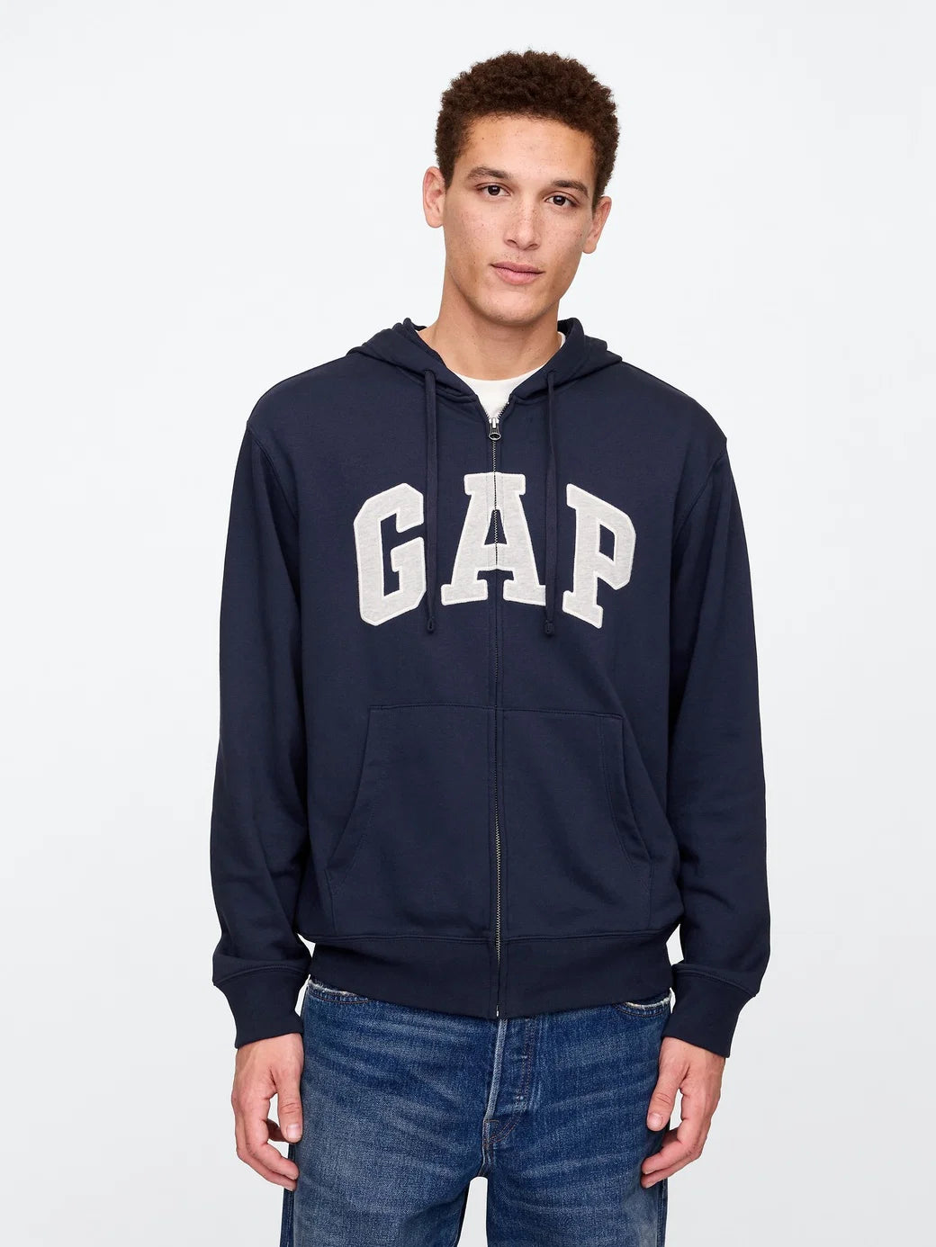 GAP Full Zip-Up Hoodie _ Navy