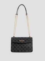 Black evelune convertible crossbody bag