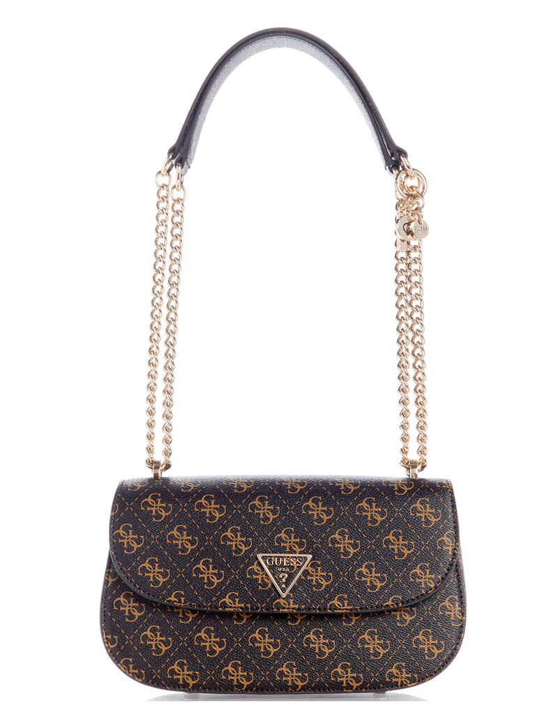 Guess Logo Print Office Satchel Bag