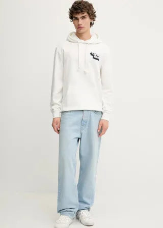 Tommy Jeans Men’s White Graphic Logo Hoodie