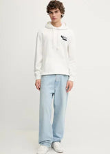 Tommy Jeans Men’s White Graphic Logo Hoodie