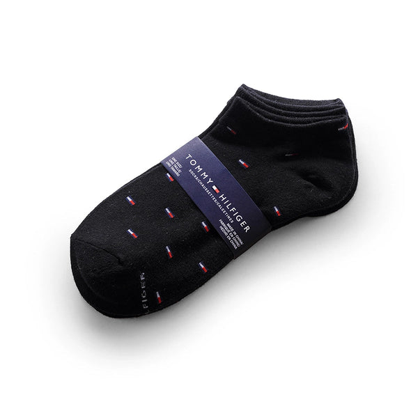 TOMMY HILFIGER COTTON ANKLE 3-PACK SOCKS SU02