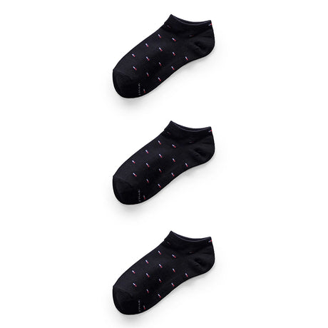 TOMMY HILFIGER COTTON ANKLE 3-PACK SOCKS SU02