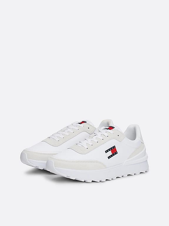 TOMMY Essential Mixed Texture Cleat Runner Trainers