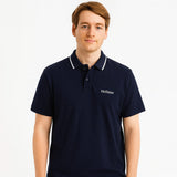 Hollister Men’s Navy Blue Polo Shirt