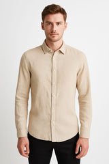 ONLY & SONS Light Beige Long Sleeve Shirt