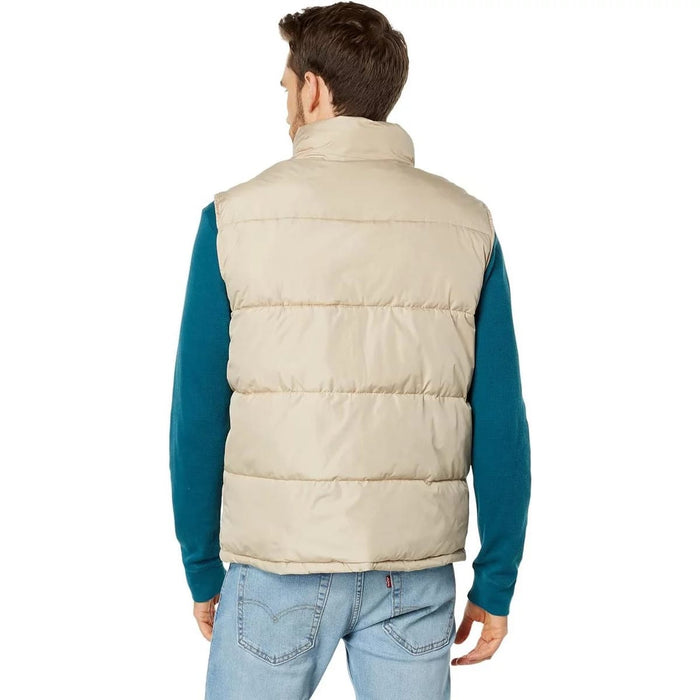 U.S. Polo Assn. Men's Puffer Vest - Essential Tan Sleeveless