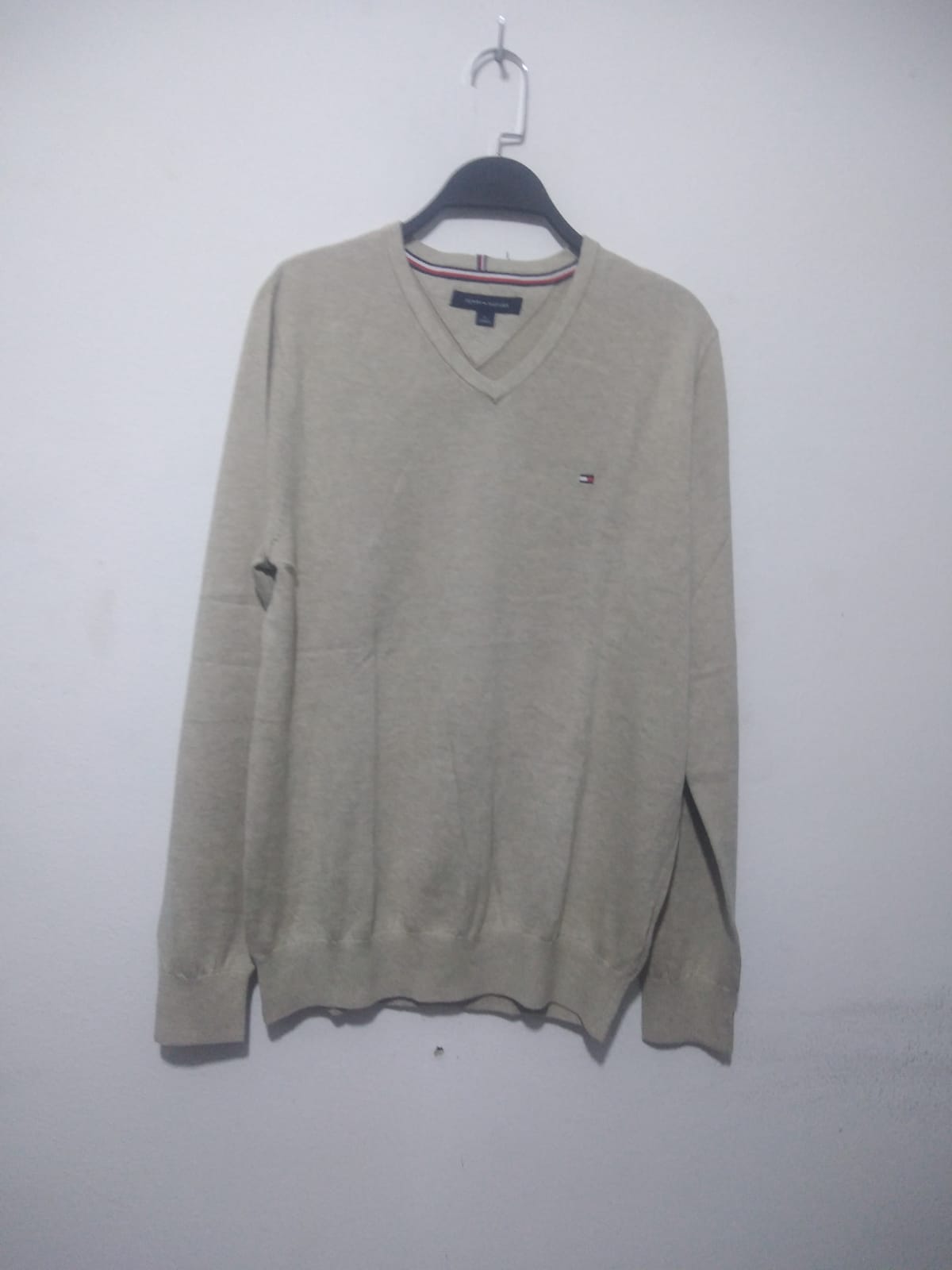 Tommy Hilfiger  V Neck jumper Men _ Beige