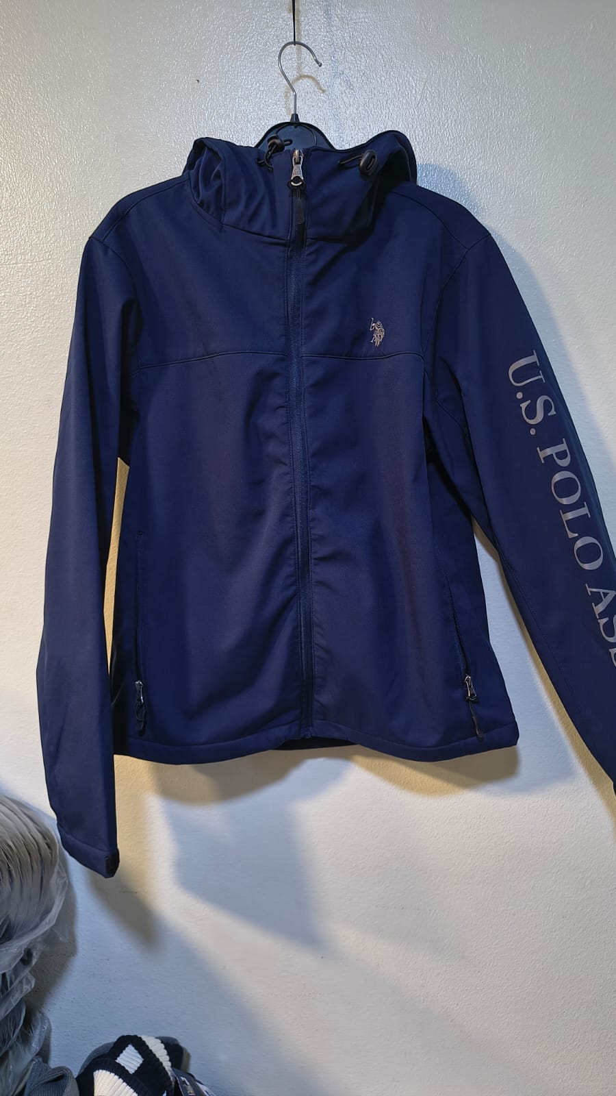 U.S. Polo Assn  Stylish youth polar fleece  Men jacket _ Navy