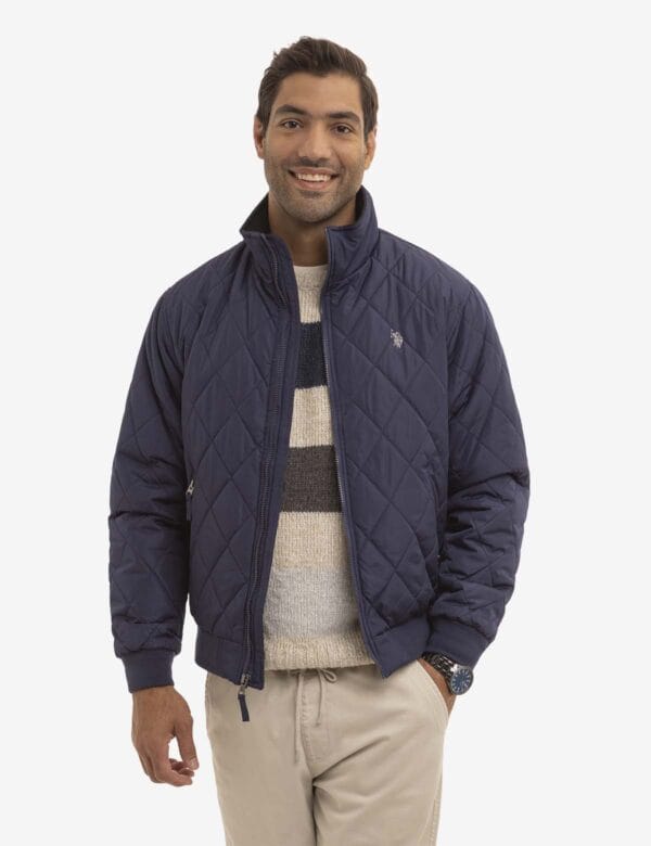 U.s POLO Diamond-quilted Jacket