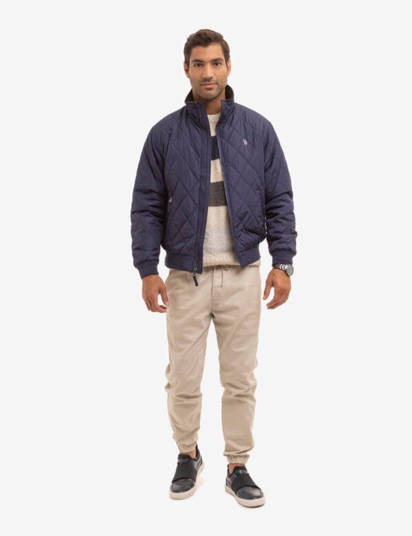 U.s POLO Diamond-quilted Jacket