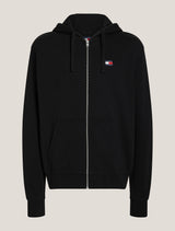 Tommy Jeans Black Full-Zip Hoodie