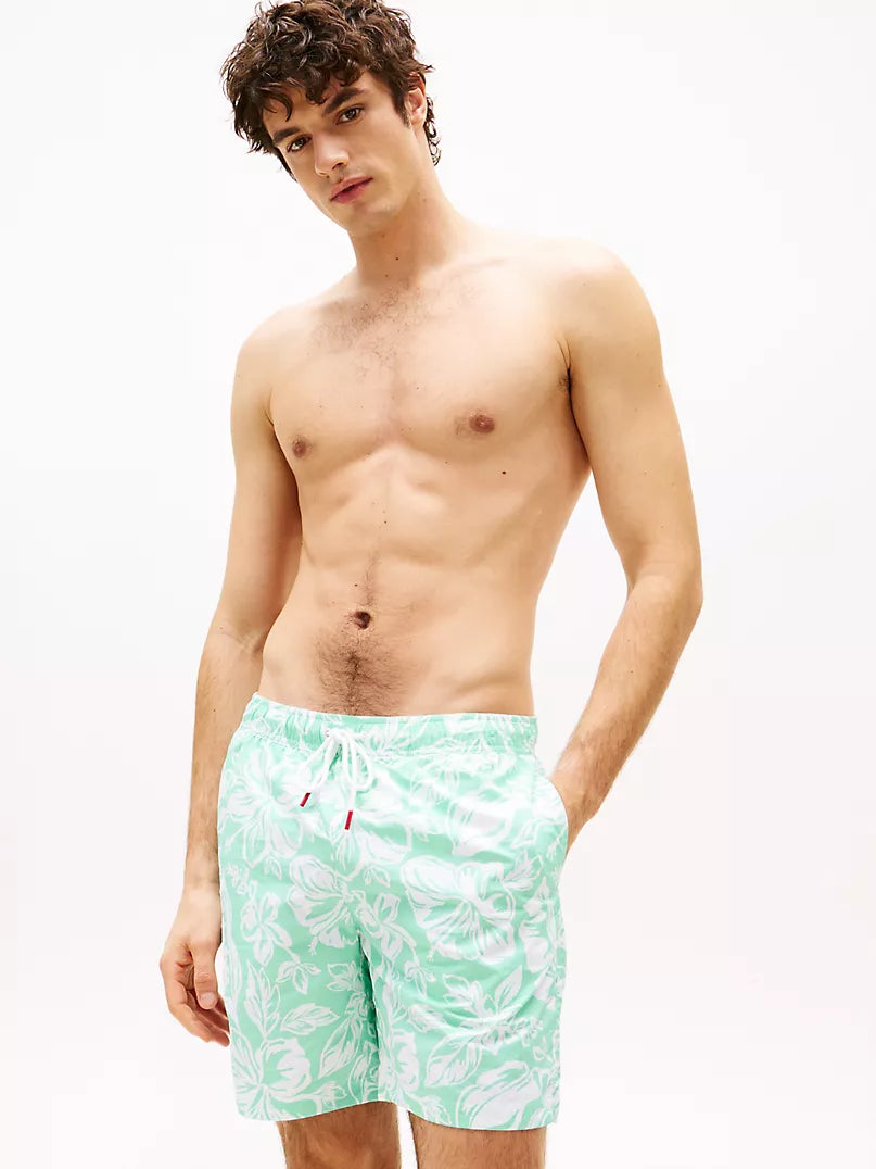 Tommy hilfiger Tropical Print 7" Swim Trunk