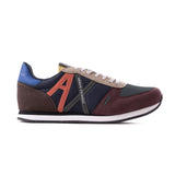 Armani Exchange Men’s Multicolor Logo-Print Runner Sneaker