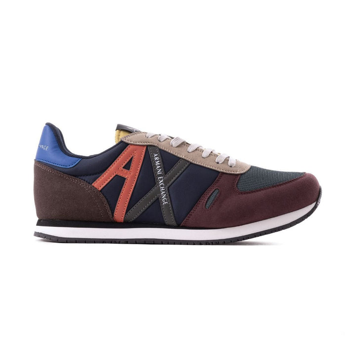 Armani Exchange Men’s Multicolor Logo-Print Runner Sneaker