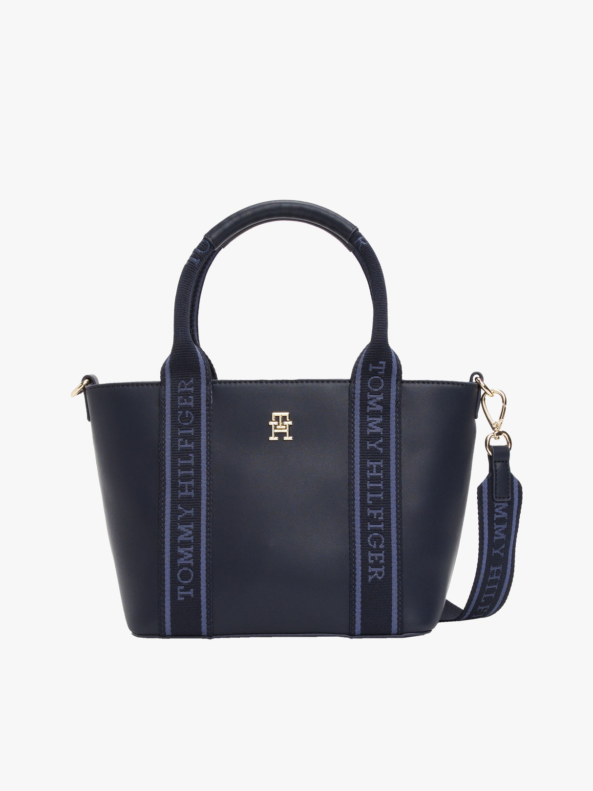 Tommy Hilfiger Women’s Logo Tape Crossbody Tote Bag
