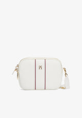 Tommy Hilfiger Monogram Crossbody Camera Bag Women  – Cream