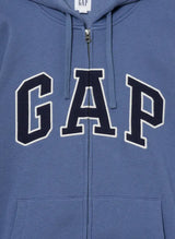GAP Logo Zip Up Hoodie _ Blue