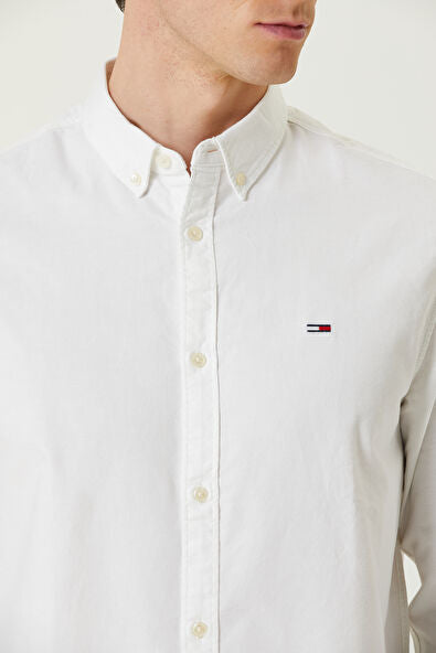 Tommy Jeans White Shirt  Regular-Fit