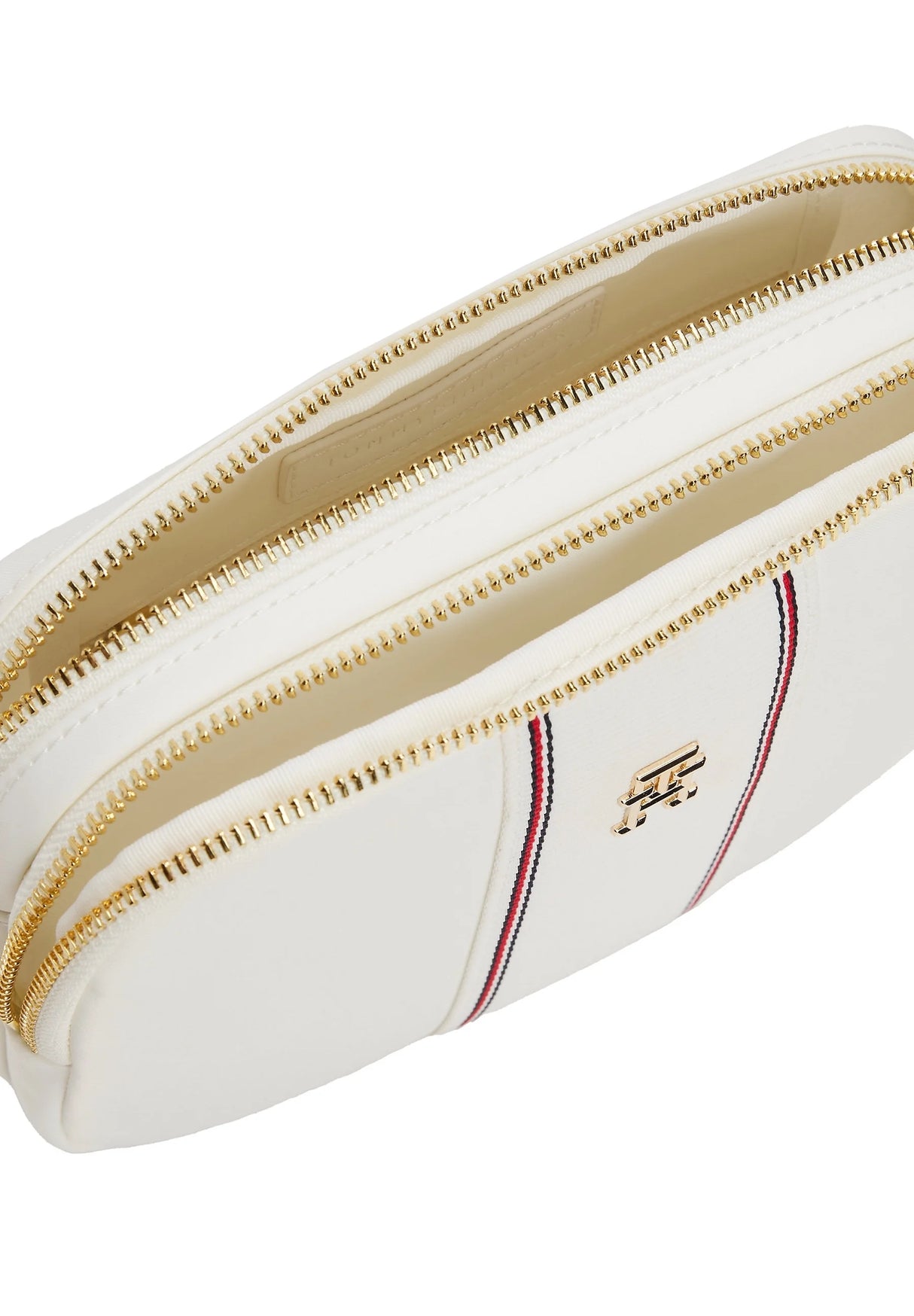 Tommy Hilfiger Monogram Crossbody Camera Bag Women  – Cream