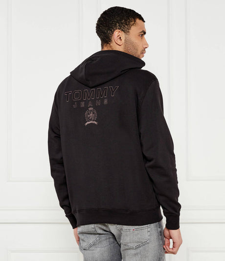 Tommy Jeans Black Full-Zip Hoodie