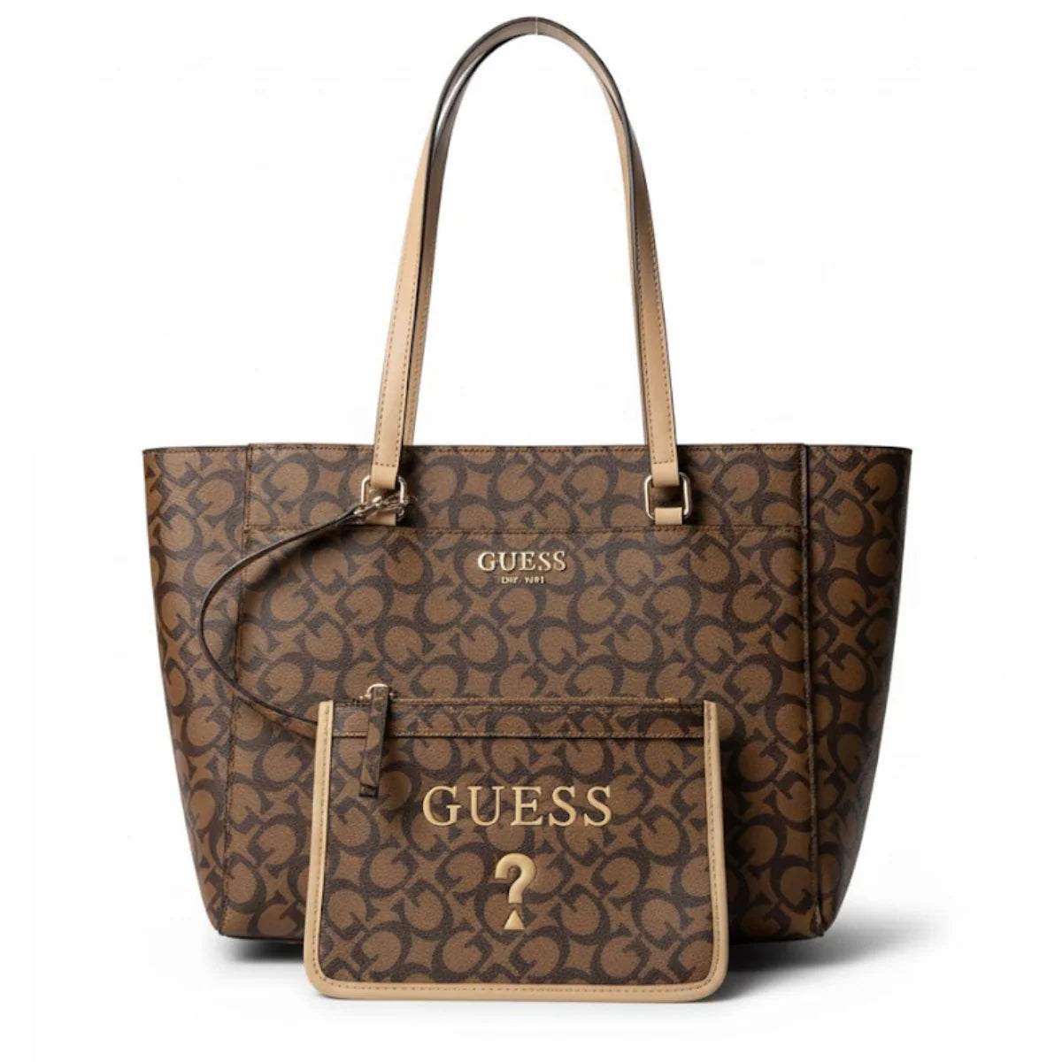 Guess Designer Logo Satchel Bag
