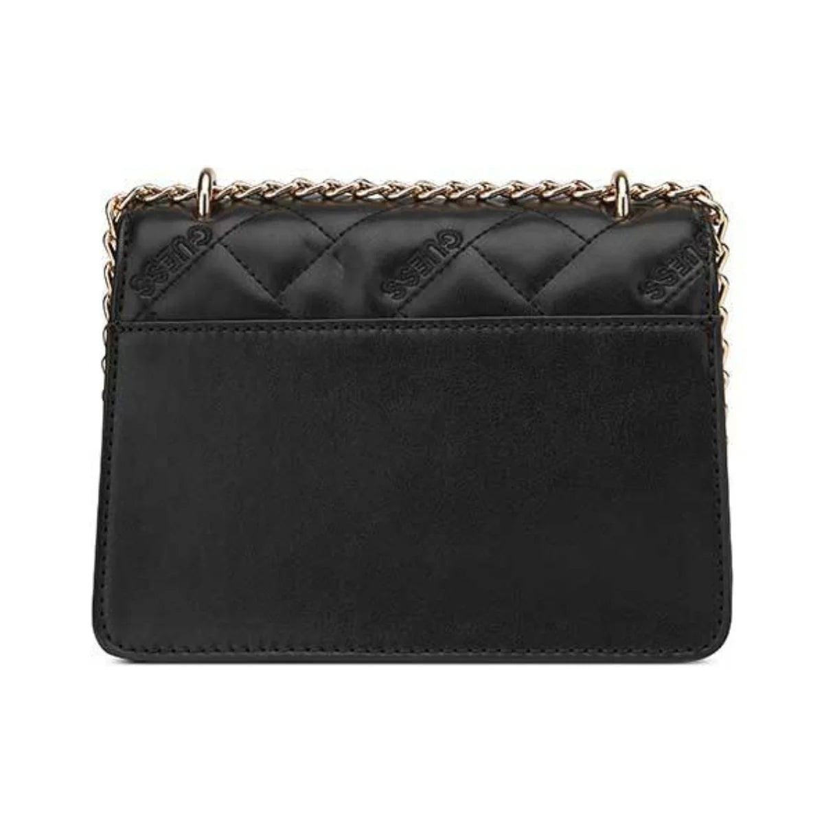 Guess Signature Print Satchel Purse