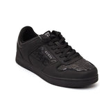 GUESS Men’s Black Monogram Low-Top Sneakers