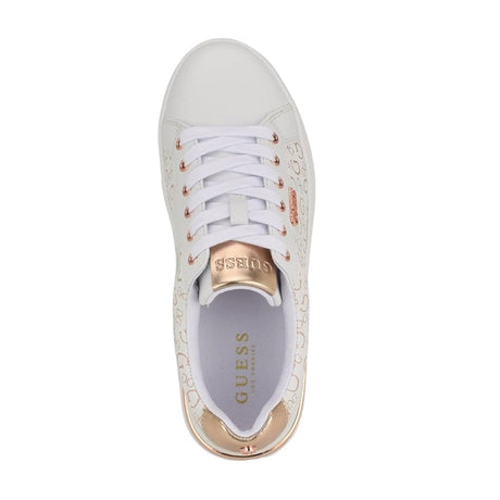 GUESS Onna Low-Top Logo Sneakers Women - WHTGLD