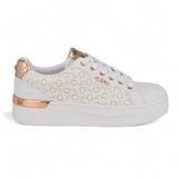 GUESS Onna Low-Top Logo Sneakers Women - WHTGLD