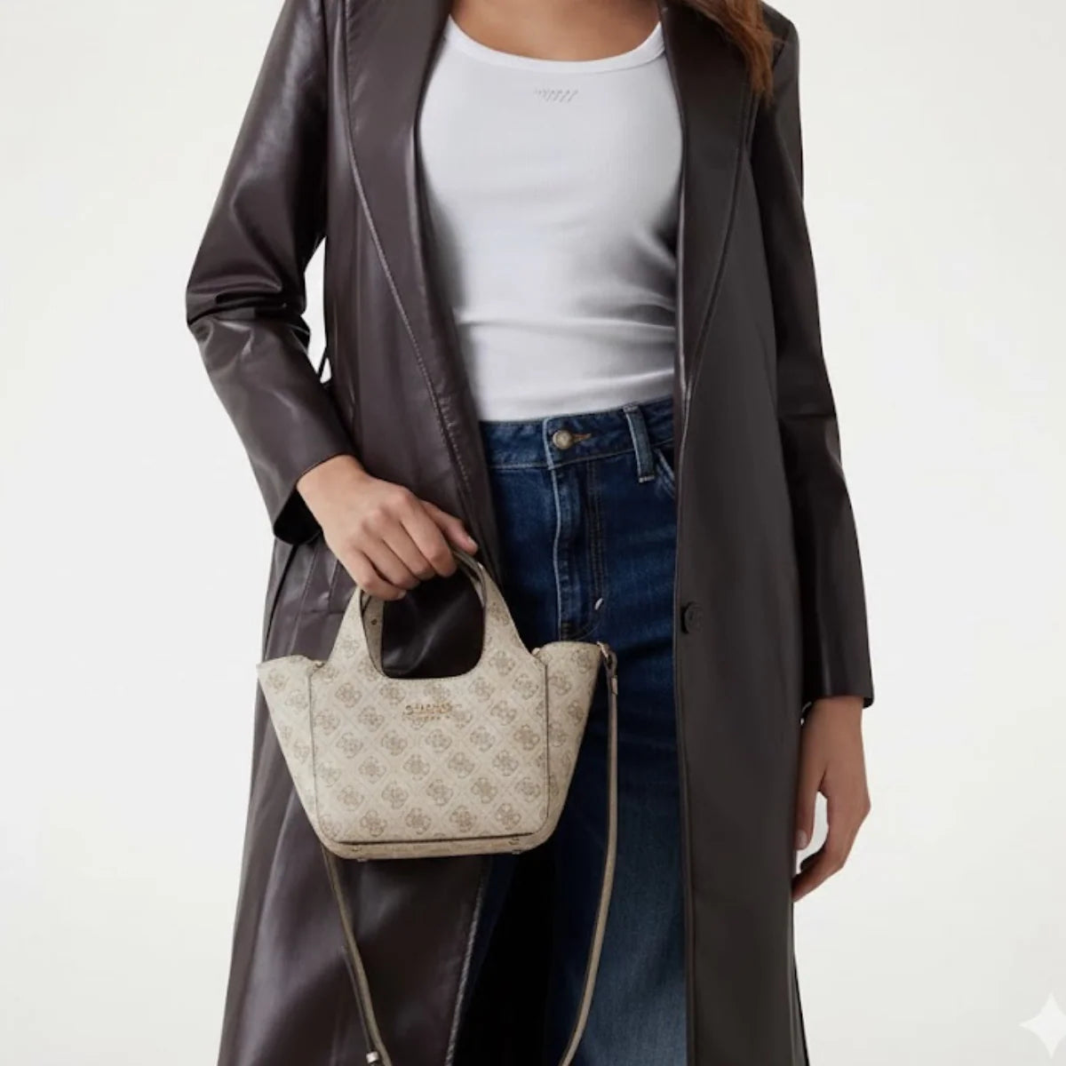 Guess Classic Logo Satchel for Women