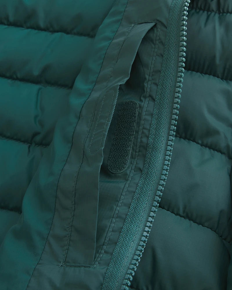 HOLLISTER MOCK-NECK PUFFER JACKET