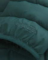 HOLLISTER MOCK-NECK PUFFER JACKET