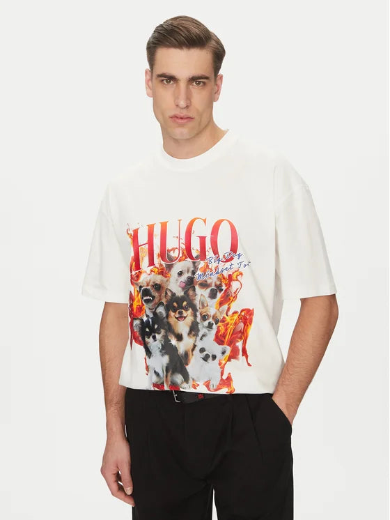 HUGO T-shirt Dugie Oversize