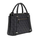 GUESS Eco Erica 2 Compartment Satchel Coal Logo