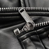 Karl Lagerfeld Men's Faux-Leather Moto Jacket