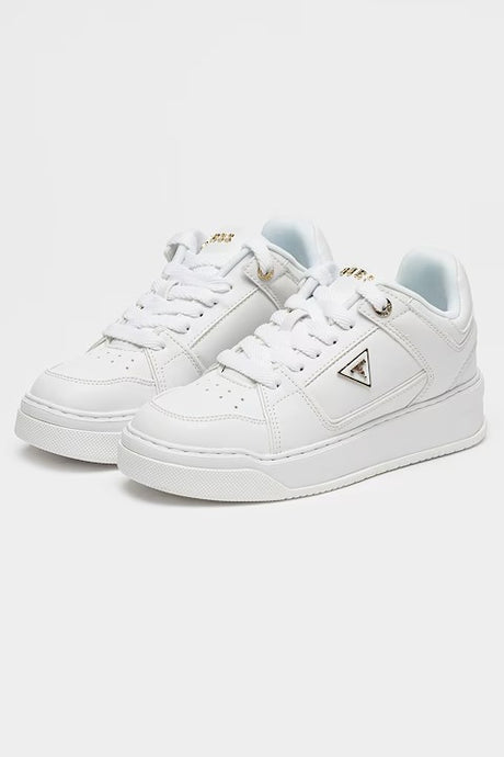 GUESS Eco - leather sneakers with logo