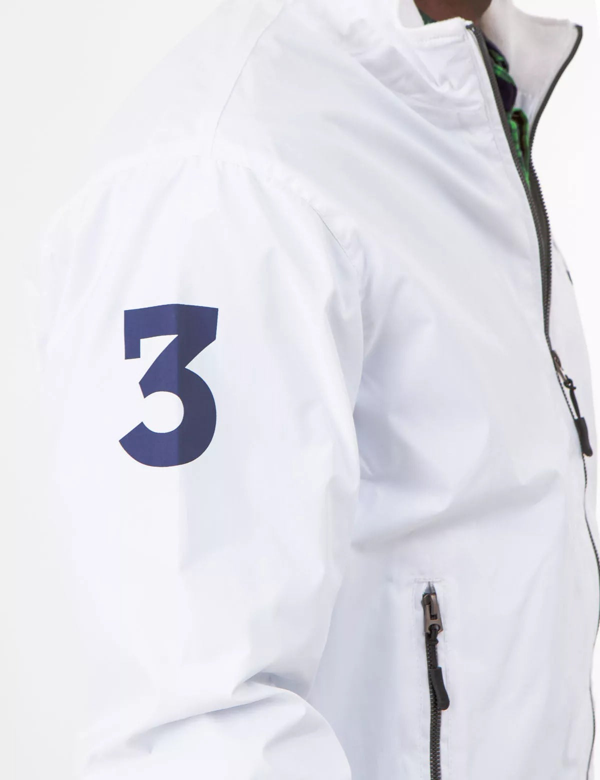 US Polo Assn. men's TRACK jacket -  WHT