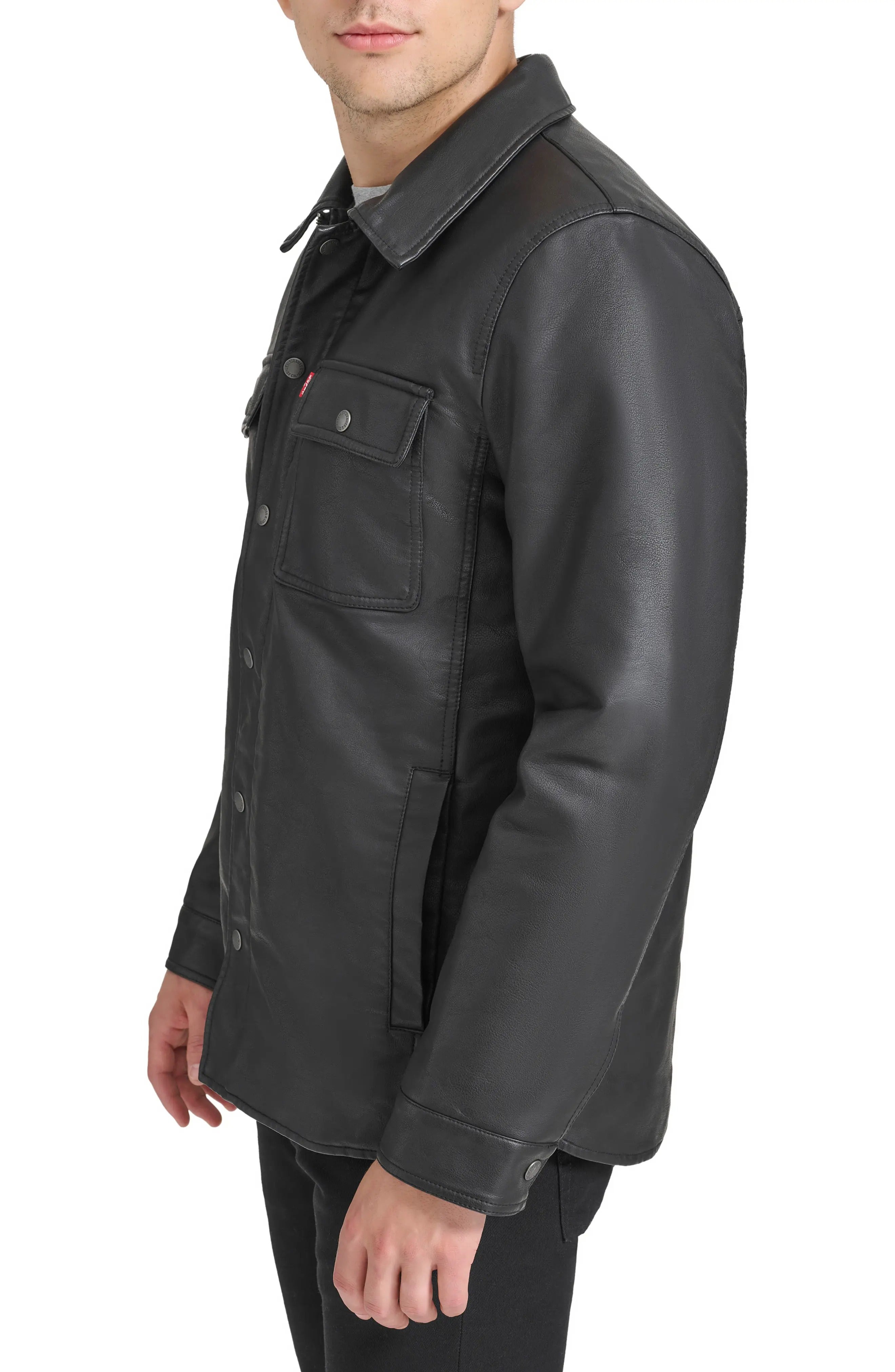Levi's - Faux Leather Trucker Jacket – highend-eg