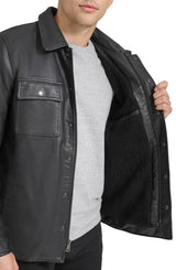 Levi’s - Faux Leather Trucker Jacket