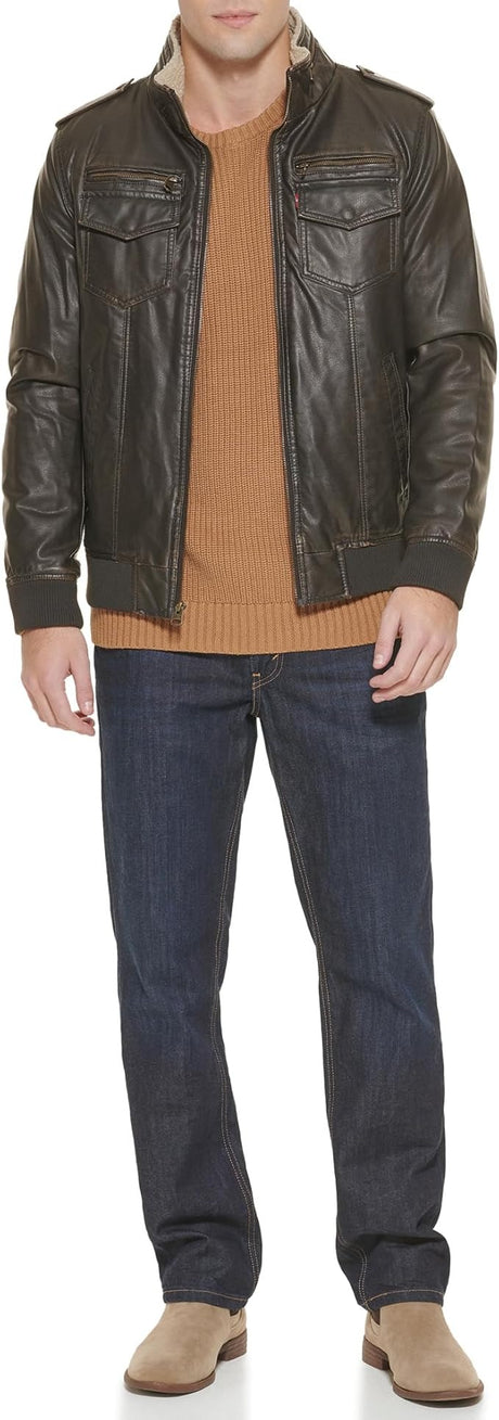 Levi’s - Military Bomber Jacket -  Dark Brown