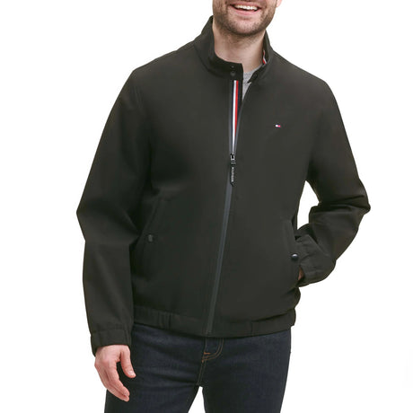 Tommy Hilfiger Men’s Black Lightweight Zip-Up Jacket