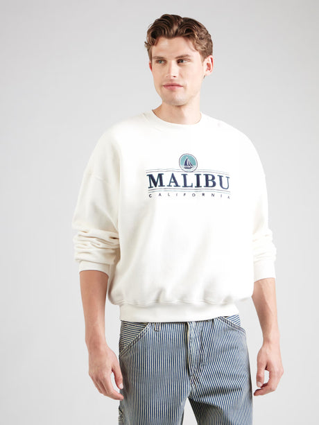 Hollister - Men's Maui Graphic Crew Neck Baggy Sweatshirt