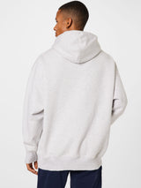 Tommy Jeans Men’s Gray Flag Logo Hoodie - Gray