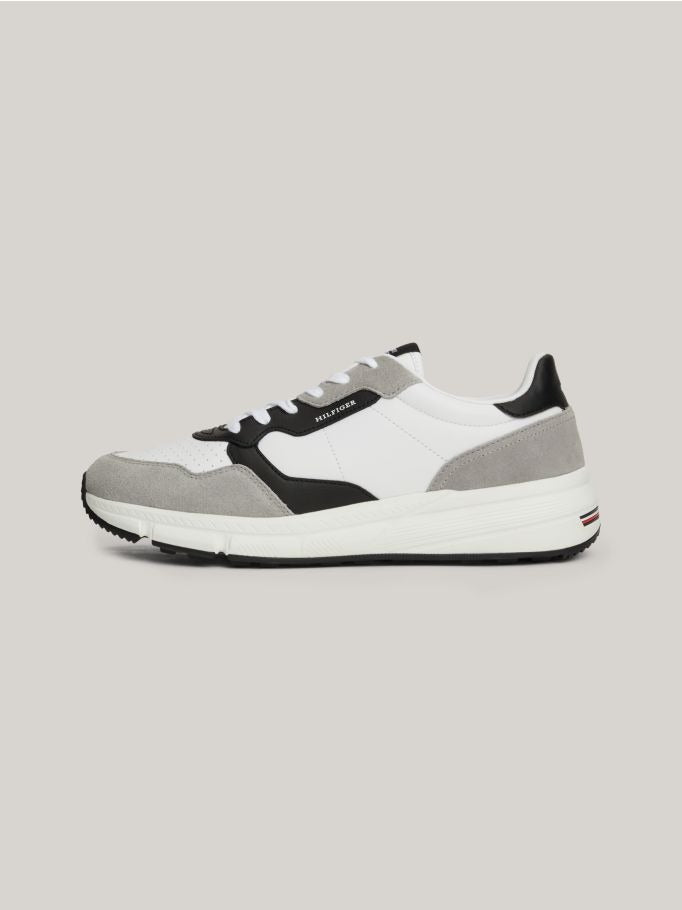 Tommy Hilfiger - Suede Mixed Texture Trainers